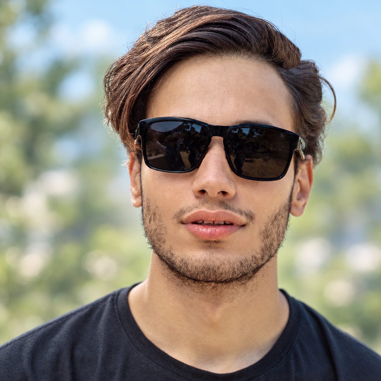 Hamid Ghanbari outdoors wearing sunglasses